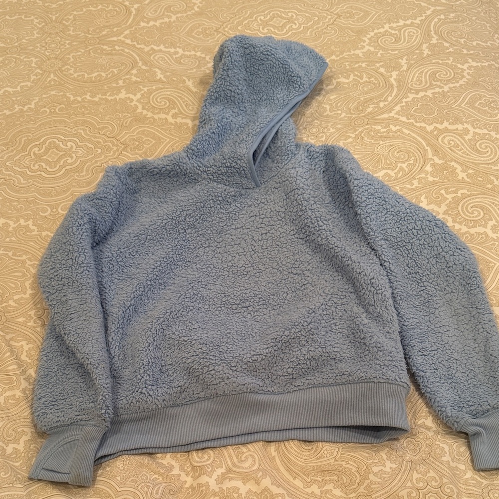 Cozy Blue Girl Hooded Sweatshirt from Athleta Girl